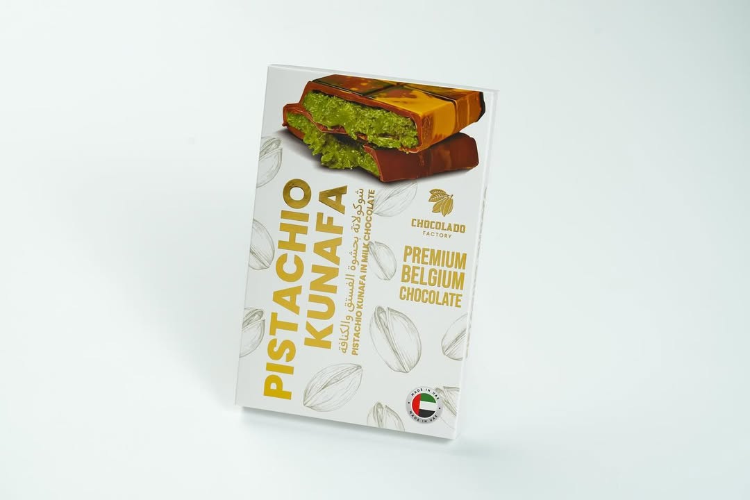 Pistachio Kunafa Milk Chocolate 80g